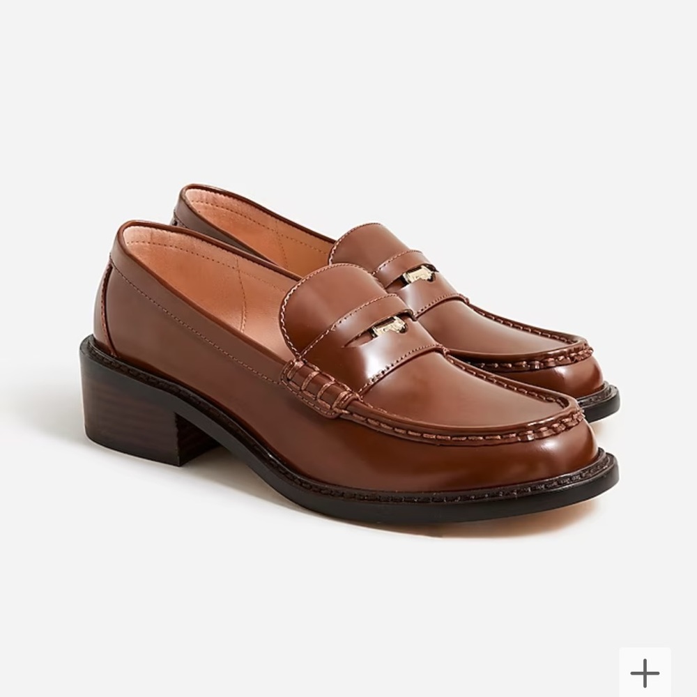 J.crew leather loafers 7.5